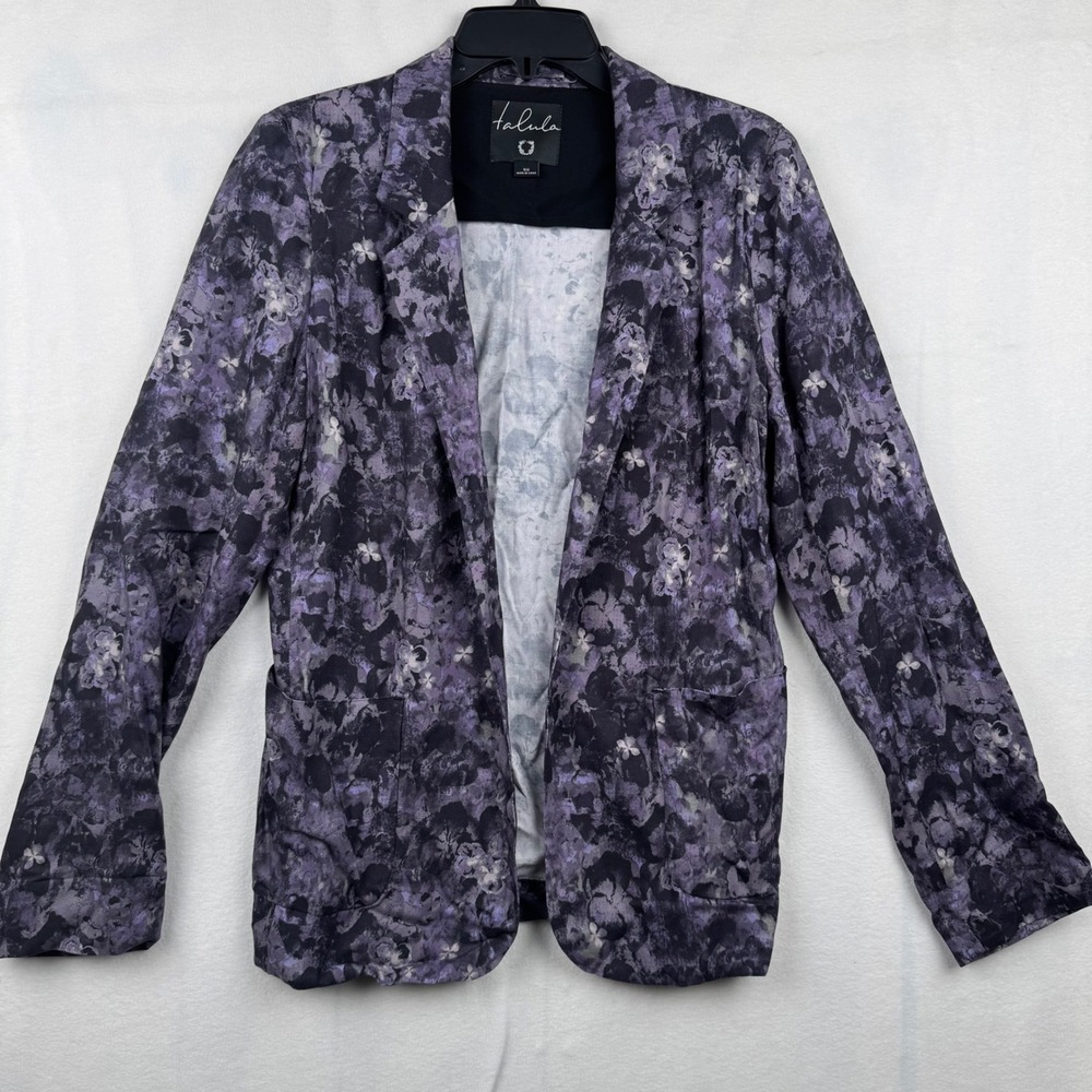 Talula Floral Print Blazer Jacket Size Six Career Business Casual‎